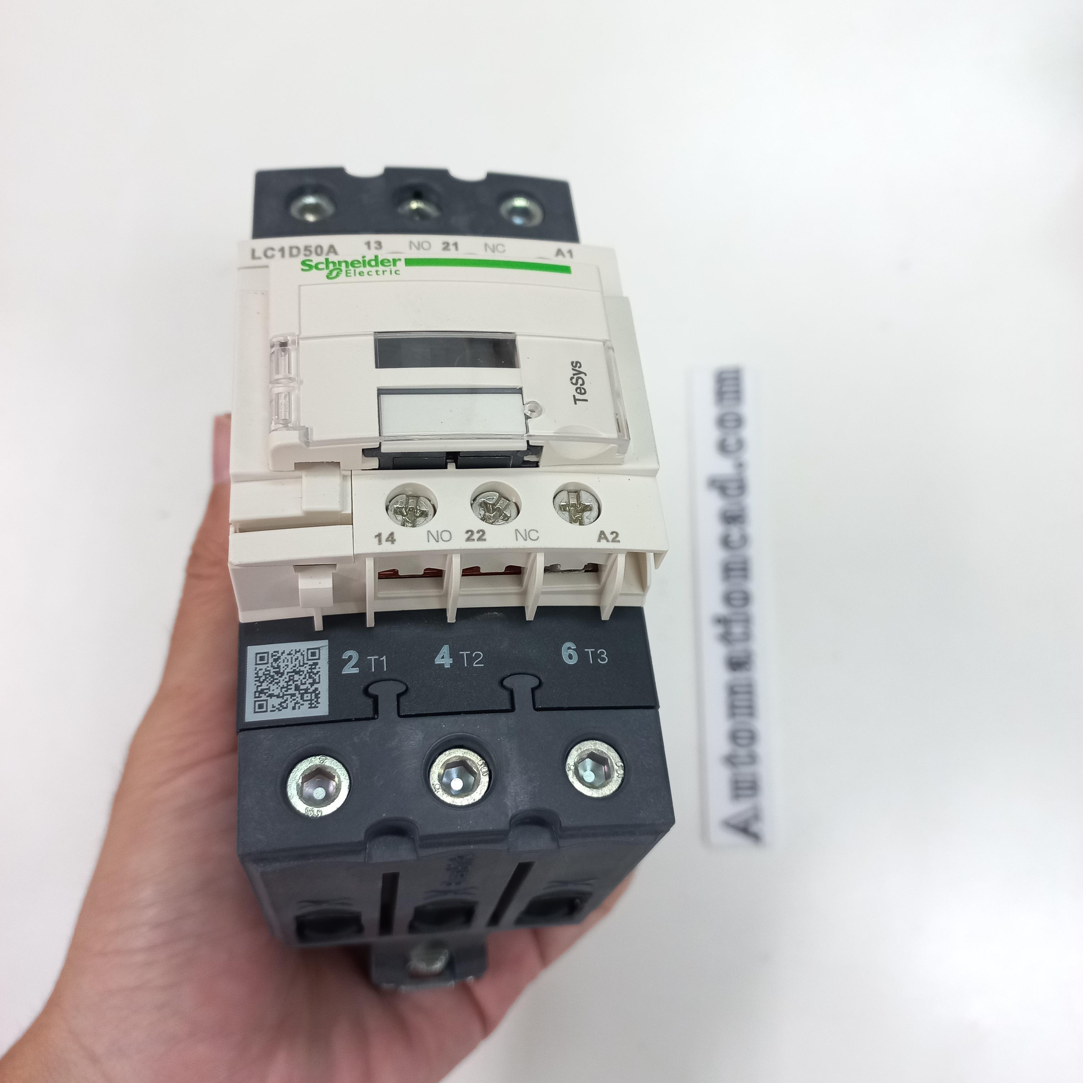 SCHNEIDER MAGNETIC TeSys D แมกเนติก 3เฟส รุ่น LC1D50AE7 48VAC