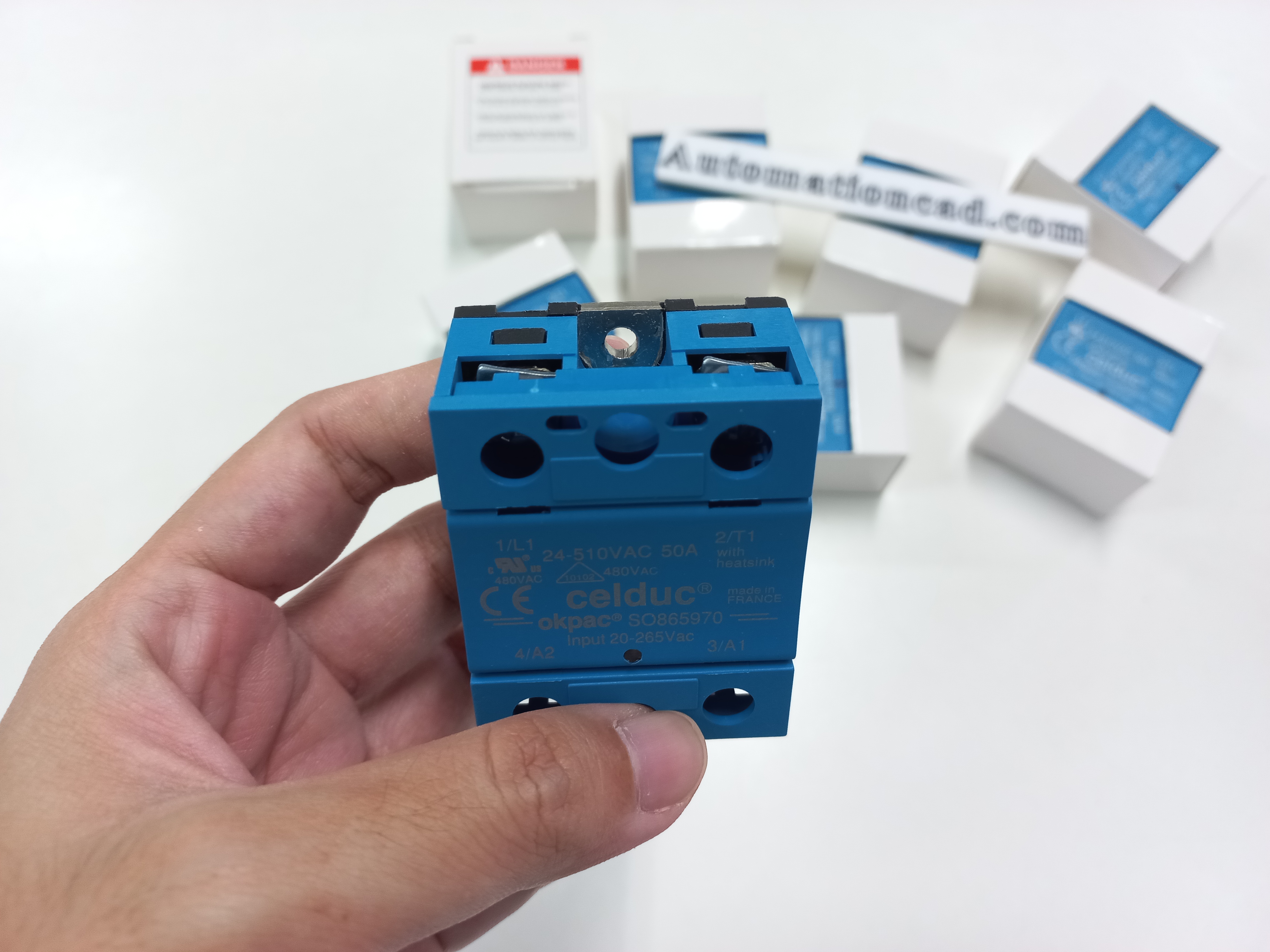 โซลิดสเตต 50A SOLID STATE RELAY เทียบเท่า CELDUC รุ่น SO865970