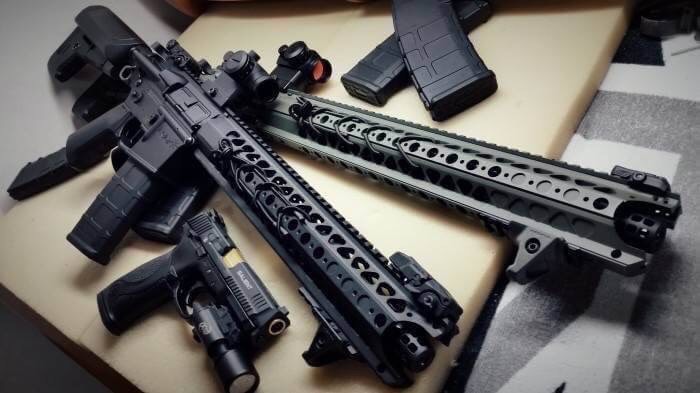 New.Angry Gun Wire Cutter Rail System for M4 Cmmg / 5.56 (13.5 / 16.2 Inch)