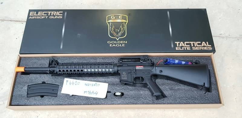 New.ปืนยาวไฟฟ้า M4 บอดี้เหล็ก ราคาพิเศษ