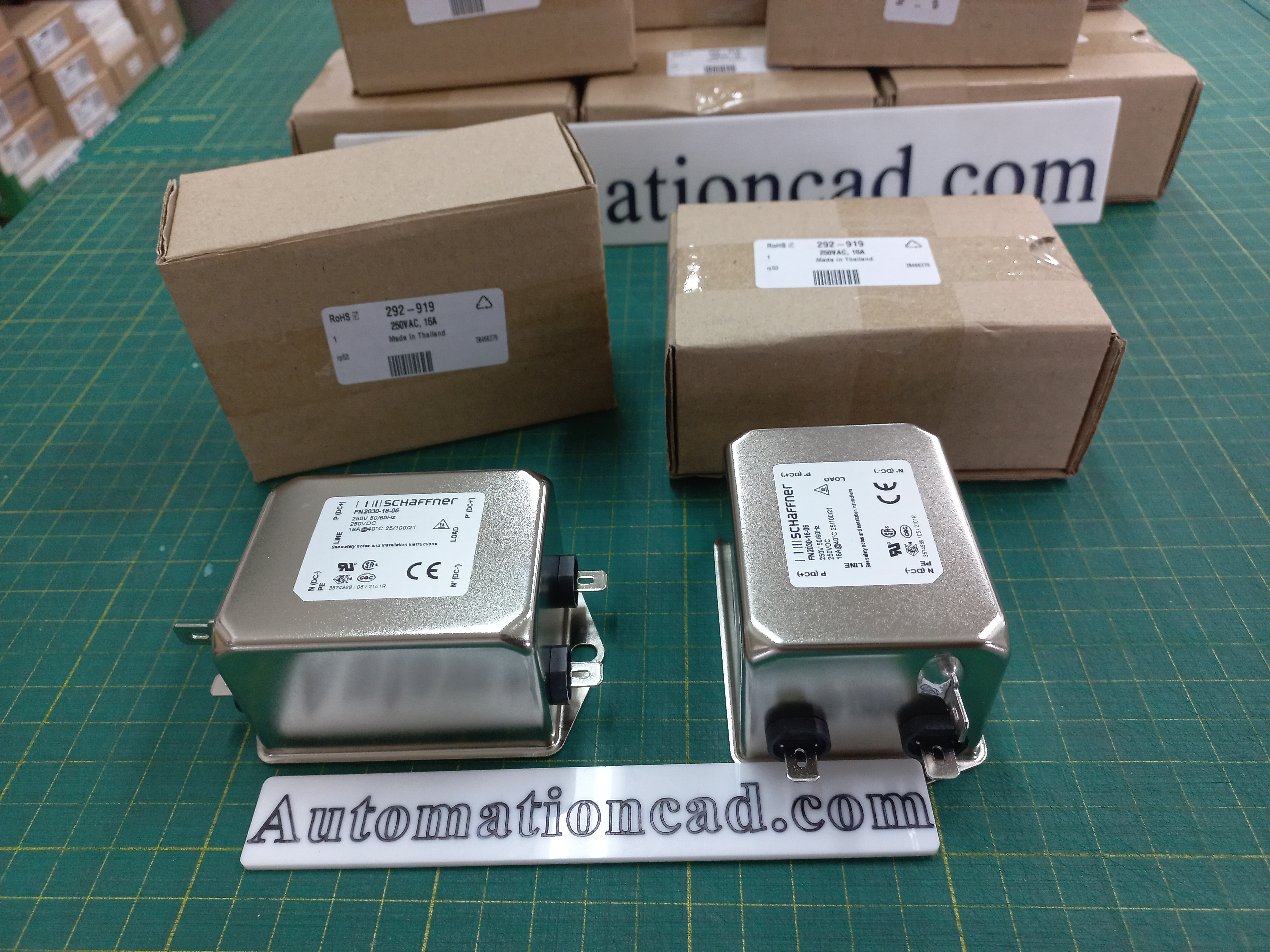 NOISE FILTER SCHAFFNER 16A 250VAC 50/60Hz