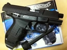 WALTHER CP99 Compact ลูกทองแดงกลม cal.4.5mm Co2 400+ (Metal Slide)