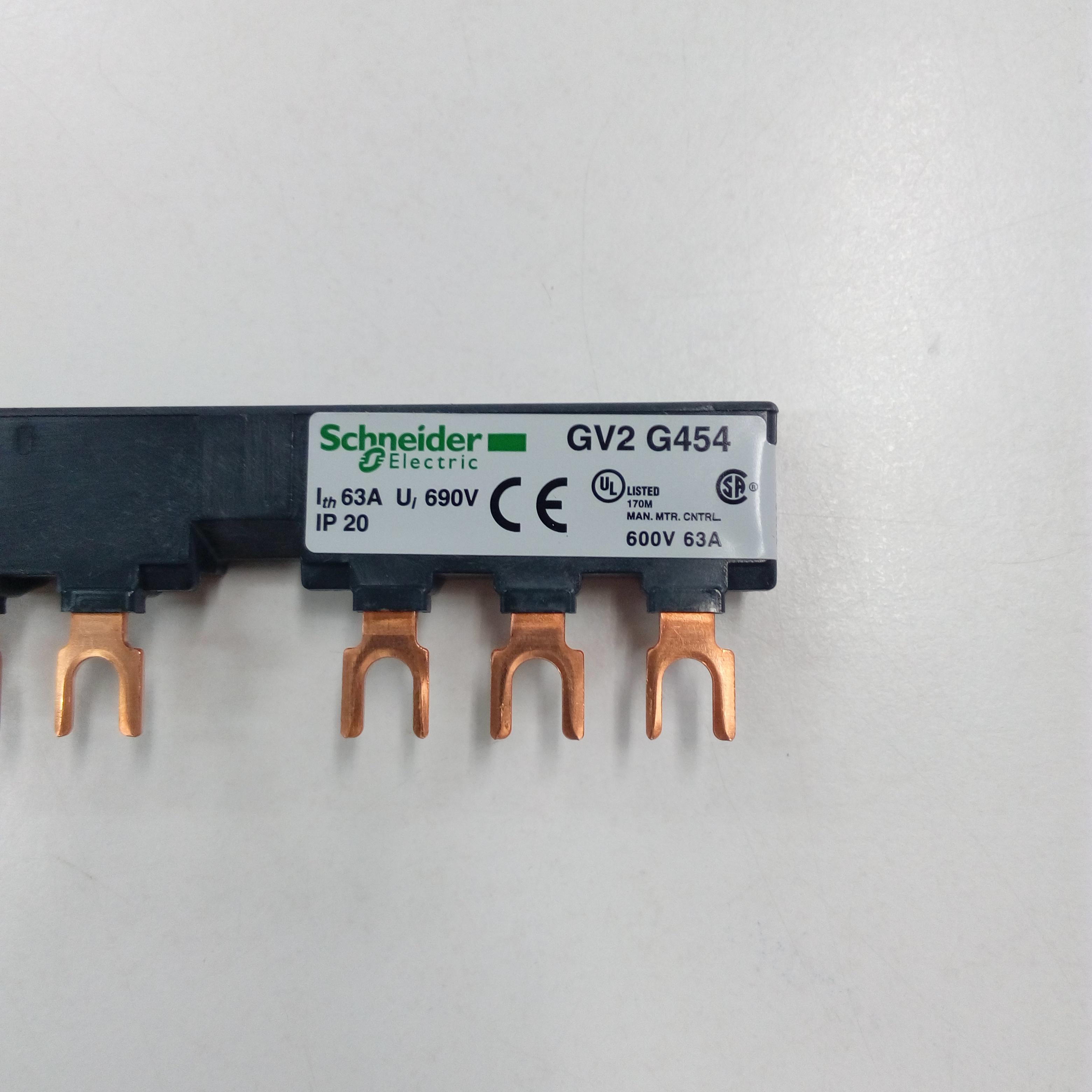 SCHNEIDER Comb Busbar 63A บัสบาร์เชื่อมเบรคเกอร์ 4 ชุด รุ่น GV2 G454