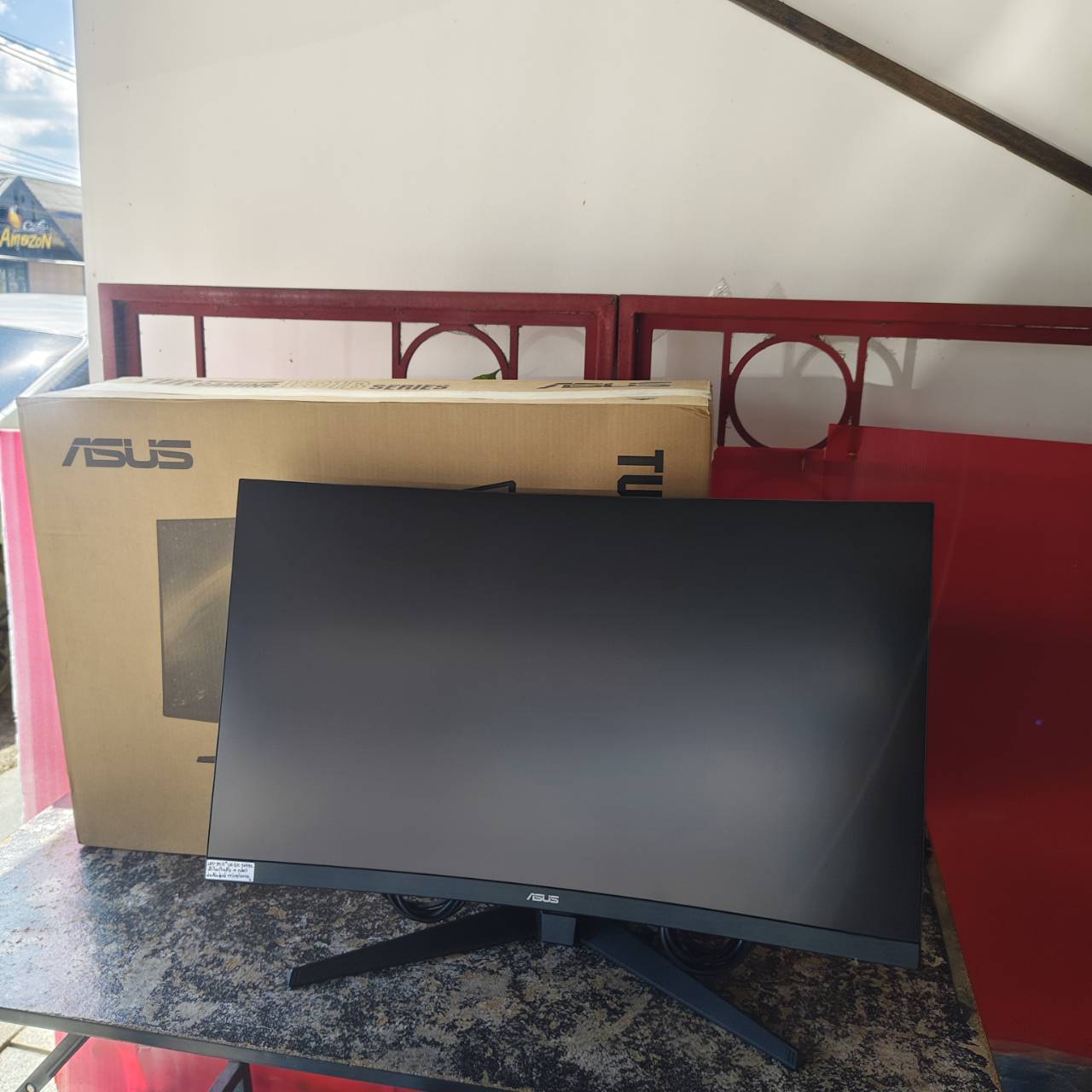 LED 31.5" CURVED ASUS VG32VQ1B VA 2K 165Hz HDMI + DP + ลำโพงในตัว ประกันศูนย์ 11/9/2026