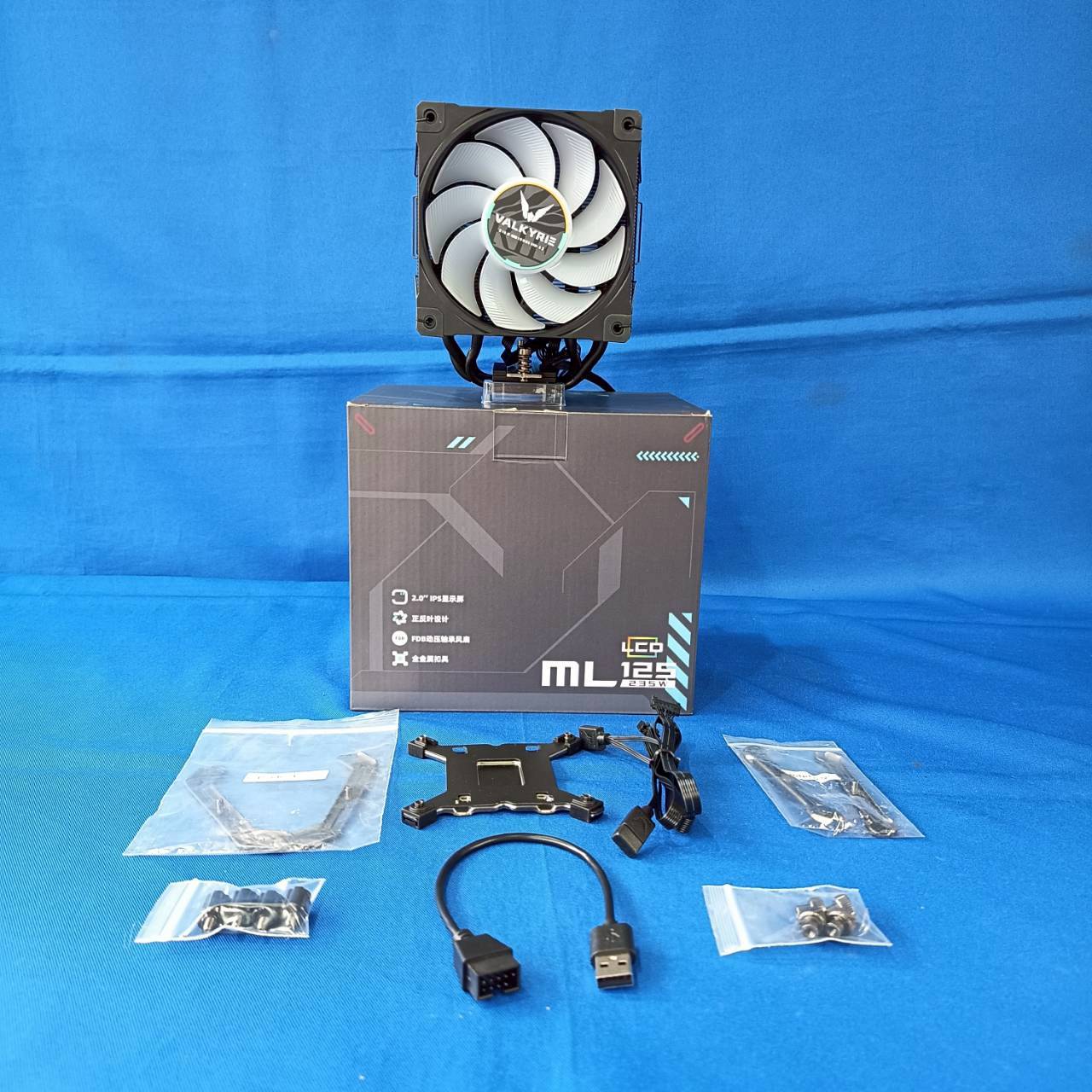 CPU COOLER VALKYRIE ML 125 235W IPS Screen ARGB ประกัน 2 เดือน
