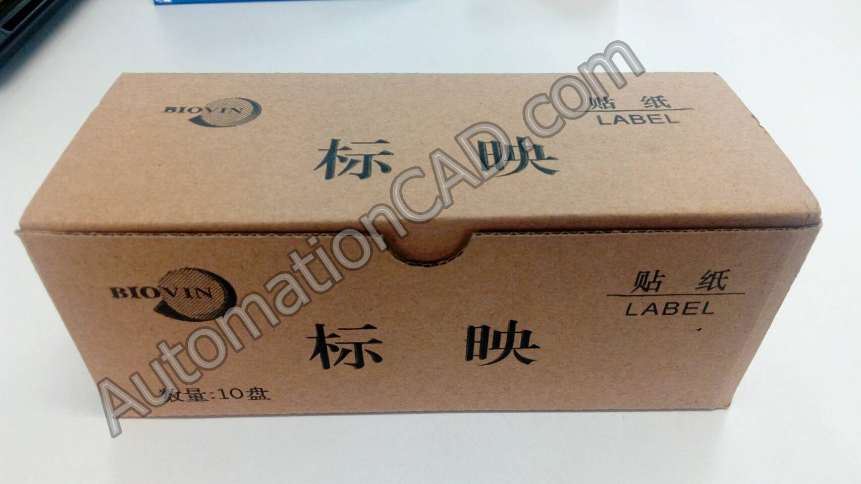 สติ๊กเกอร์ Label 12 mm. Yellow ลาเบล BIOVIN ใช้กับเครื่องพิมพ์ฮอตมาร์ค เครื่องพิมพ์ปลอกมาร์คสายไฟ ใช้กับเครื่องพิมพ์ รุ่น S650 S700E