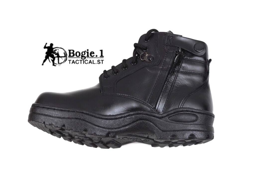 New.Bogie1 รองเท้าหุ้มข้อสั้นสีดำ รุ่น POLICE SHOES (PS) รุ่นมีซิปข้าง รองเท้าหุ้มข้อสั้นสีดำ รุ่น POLICE SHOES (PS) รุ่นมีซิปข้าง -รองเท้าสำหรับใส่ชุดเครื่องแบบตำรวจ(รุ่นใหม่) -มีซิปข้าง เพิ่มความสะดวกในการใส่-ถอด -รองเท้าพื้นยางกันลื่นมีความยืดหยุ่นสูง
