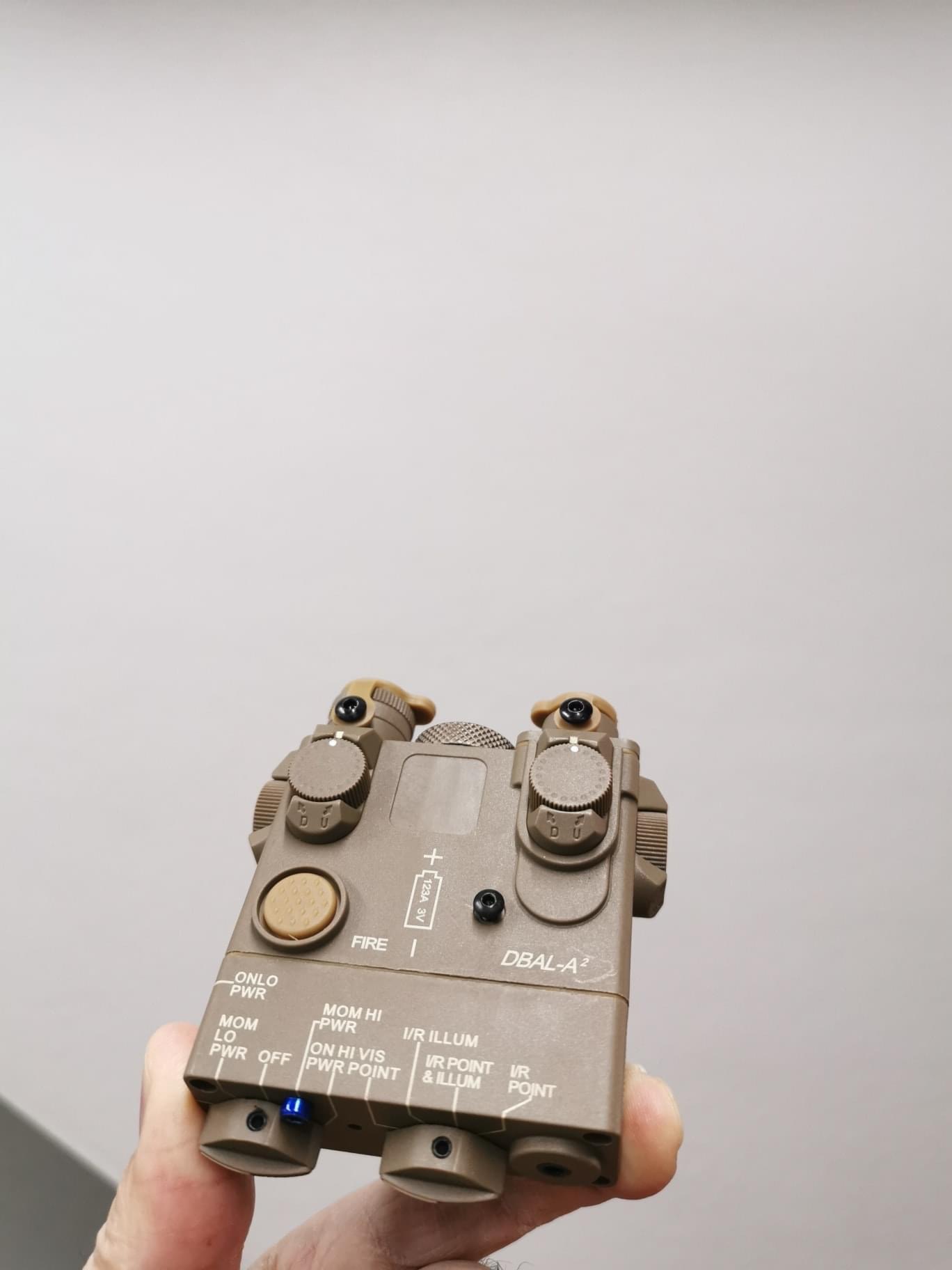 Dbal-A2. Nylon. กล่องเลเซอร์ ทรง DBAL-A2 (only laser) วัสดุไนล่อน มีให้เลือกเลเซอร์แดง/ เลเซอร์เขียว BK. DE