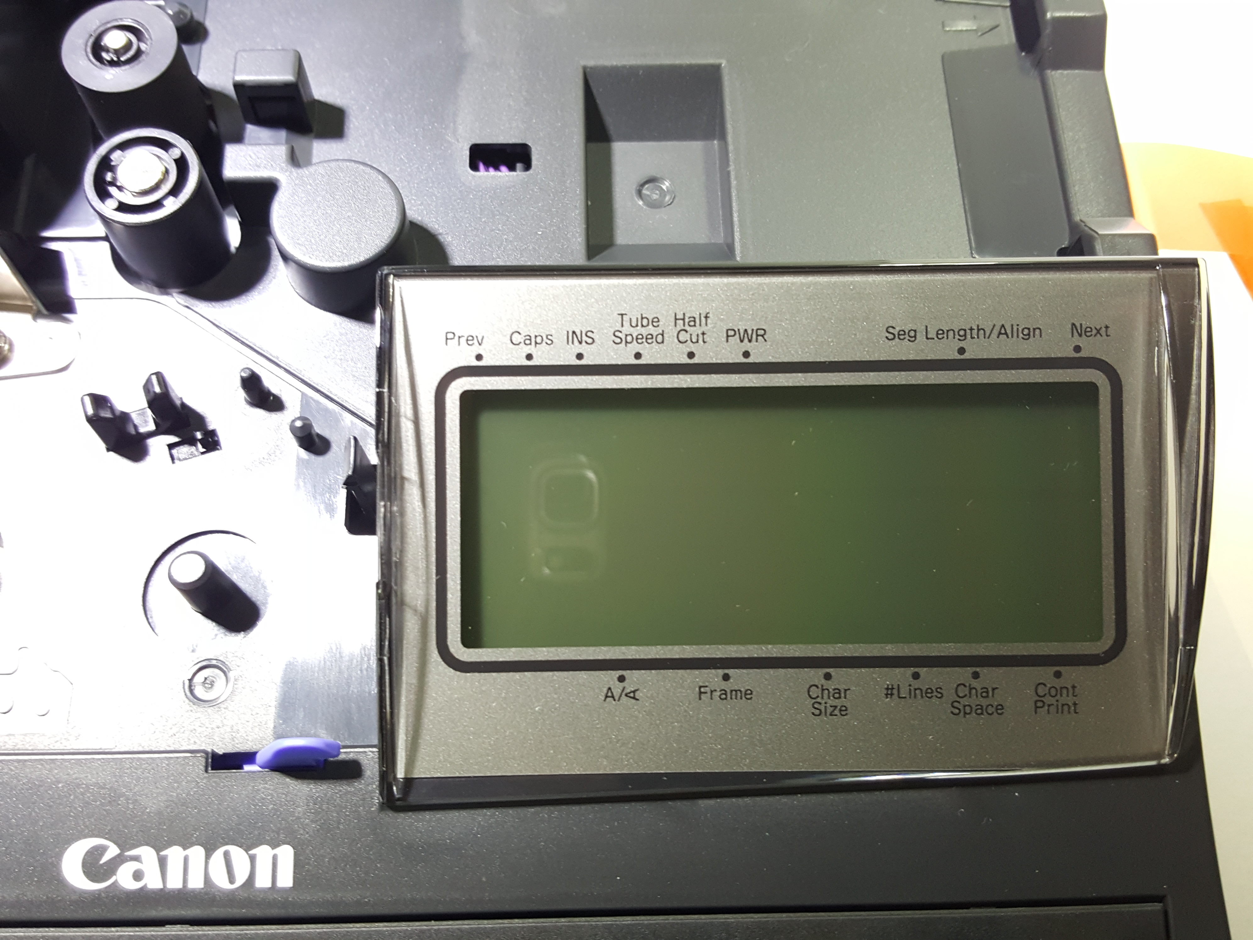 เครื่องพิมพ์ปลอกสายไฟ CANON MK-2600 Label Printer, 32,000.- Wire Marker