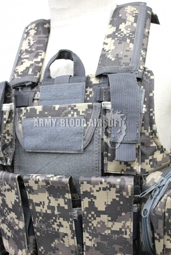 MAR Tactical CIRAS Armor Vest USMC Force Recon HEAVY DUTY Tactical Molle Combat Strike Plate Carrier Vest (ACU)