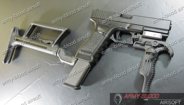 New.TAC Retractable Stock For Glock(BK)prev ราคาพิเศษ