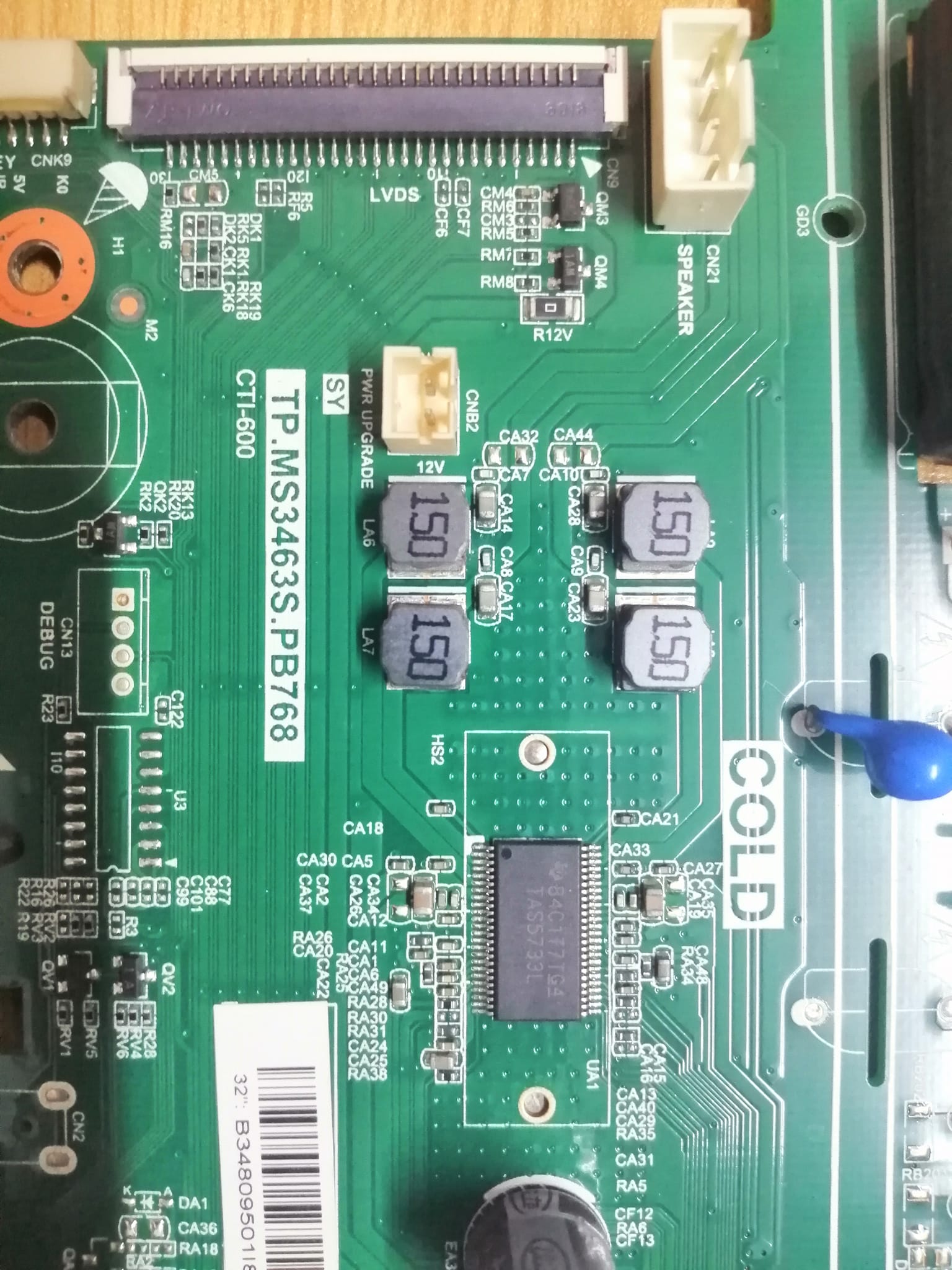 เมนบรอด แอลจี Mainboard LG รุ่น 32lk500bpta