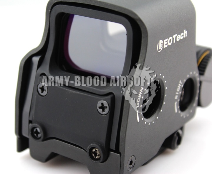 L-3 EOTech HWS EXPS3 Style Holographic Red Green Reflex T-Dot Sight with QD Mount & Case Side But (BK)