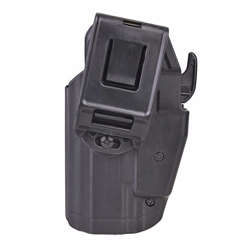 New.SAFARILAND 579 Pro-Fit Holster !!! ซองปืนที่ใช้ได้กับปืนมากกว่า 200 รุ่น !!! คุณสมบัติ - ใช้ได้กับปืนมากกว่า 200 รุ่น !!! - มีระบบ Grip Lock System ป้องกันการแย่งปืน - ปรับองศาการ Grip ปืนได้ - วัสดุเป็นไนล่อน ลดการเกินรอย Compatible for Glock 17L, 34