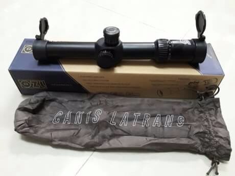 New.กล้อง Scope Canis Latrans 2.5-10x26 เล็งไว เป็นสโคปเล็งไว ด้วยคอท่อที่ใหญ่พิเศษถึง 30มิลฯ ทำให้จับภาพได้รวดเร็ว ศูนย์ปรับนอกล๊อคตั้งศูนย์ได้ เป้า MilDot มีไฟ 2 สี แดง เขียว ราคาพิเศษ