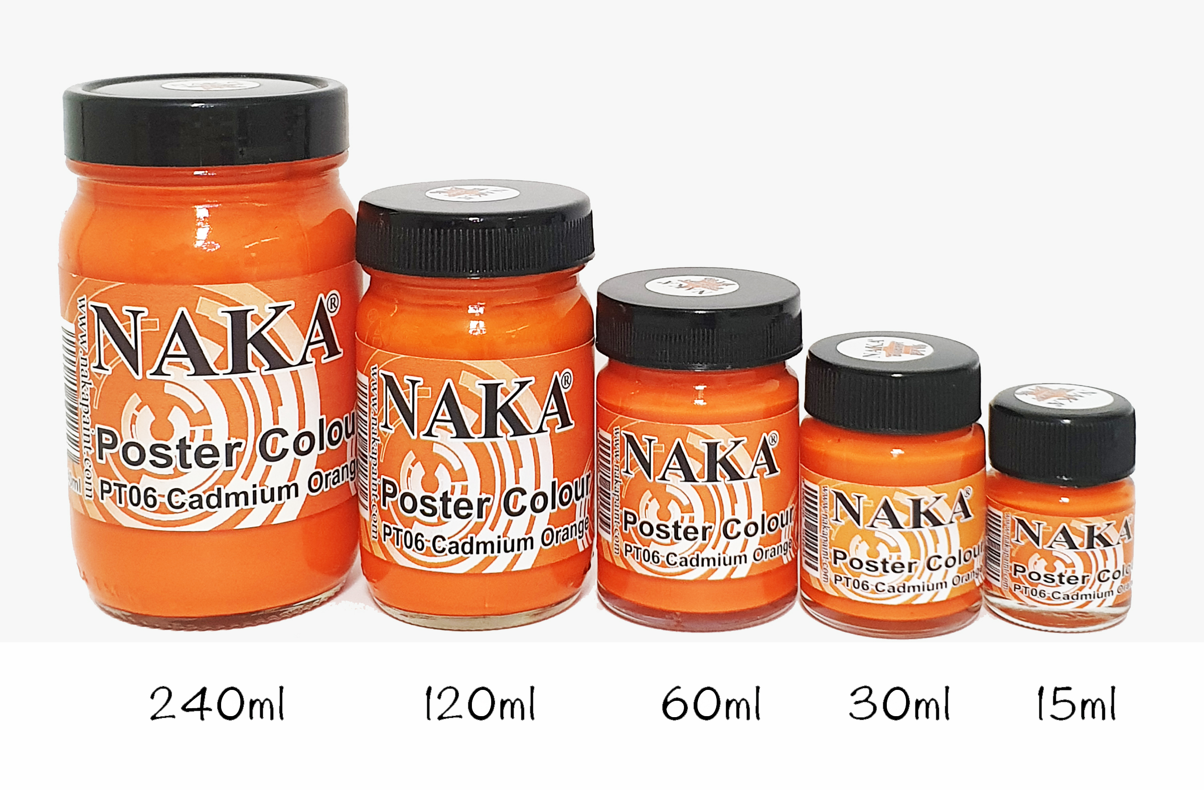 PT06 สีโปสเตอร์ Cadmium Orange 240ml