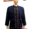 เสื้อชายผ้าฝ้ายสีกรมท่า #เสื้อชายสีกรมท่า แต่งผ้าด้นมือ #เสื้อผ้าไทยชายคอจีนสีกรมท่า #เสื้อผ้าพื้นเมืองผ้าไทยชาย กรมท่า 42