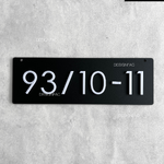 ป้ายบ้านเลขที่ ป้ายตกแต่งบ้าน ป้ายอะคริลิค สไตล์โมเดิร์น มินิมอล มูจิ เรียบหรู