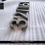 ป้ายบ้านเลขที่ 32/161 เลขที่บ้าน ป้ายเลขที่บ้านสแตนเลสทำสีตามรหัส TOA สไตล์โมเดิร์น มินิมอล ลอฟท์ มูจิ