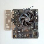 CPU + M/B CPU Ryzen 5 4600G M/B ASROCK A520M - HVS (AM4) ประกัน J.I.B. 13/08/2026