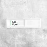 ป้ายเปิดปิดร้าน OPEN CLOSED ป้ายเลื่อน ป้ายร้าน ป้ายอะคริลิค สไตล์โมเดิร์น มินิมอล