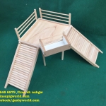 ชั้นลอยมีบันได 2 ข้าง (64.x64xh.31.5cm)