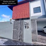 บ้านเลขที่สแตนเลสสีเงินด้านแฮร์ไลน์ 26/19 สไตล์โมเดิร์น มินิมอล ลอฟท์