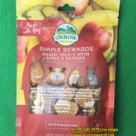 ขนมแอปเปิ้ลและกล้วยอบแห้ง Simple Rewards Baked Treats with Apple&Banana 85.05g.