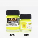 FL03 สีเหลืองอะคริลิคสะท้อนแสง สำหรับเพ้นท์ผ้า ขนาด 15ml