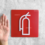 ป้ายถังดับเพลิง ป้ายฉุกเฉิน ป้ายความปลอดภัย ป้ายเตือน ป้ายระวัง ป้ายโมเดิร์น ป้ายอะคริลิค