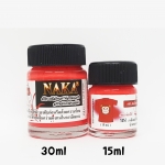FL06 สีแดงอะคริลิคสะท้อนแสง สำหรับเพ้นท์ผ้า ขนาด 15ml