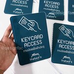 ป้าย KEYCARD ACCESS ป้ายอะคริลิคโมเดิร์นมินิมอล ลอฟท์