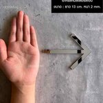 ป้ายลูกศรบอกทาง อะคริลิคมิลเลอร์สีเงิน