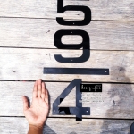 ป้ายบ้านเลขที่ ตัวเลขบ้านเลขที่ ขนาดใหญ่ สไตล์โมเดิร์น มินิมอล