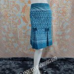 กระโปรงผ้าไทยหางปลา #กระโปรงผ้าฝ้าย #ผ้าถุงสำเร็จรูป #ผ้าซิ่นสำเร็จรูปผ้าฝ้ายทรงทวิทด้านหลังใส่สม็อกยางยืด #กระโปรงผ้าไทย #กระโปรงผ้าฝ้าย #กระโปรงผ้าพื้นเมือง ตามภาพ FREE SIZE