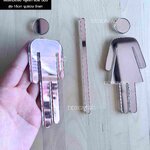 ป้ายห้องน้ำ ห้องสุขาอะคริลิคสีโรสโกล สวยเรียบหรู มินิมอล โมเดิร์น