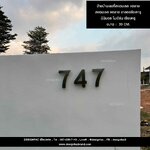 ป้ายบ้านเลขที่สเเตนเลส เเฮลาย สเเตนเลส เเฮลาย ขาลอยยึดสกรู