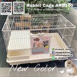 A-RB100 กรงพับได้มีถาดดึง2ถาด(W.100xD.65xH.66cm.)มีล้อ4ล้อ,มีชั้นลอย1(ไม่มีห้องน้ำ)