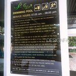 ป้ายบอกกฎสระว่ายน้ำ สไตล์โมเดิร์น มินิมอล ลอฟท์