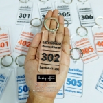 พวงกุญแจห้อง พวงกุญแจโรงแรม พวงกุญแจเลขห้องสีสันสวยงาม สวยทน สไตล์มินิมอล โมเดิร์น