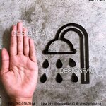 ป้ายอาบนำ้ ป้ายห้องอาบนำ้ ป้ายสัญลักษณ์ต่างๆ โมเดิร์น มินิมอล,Designfac