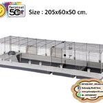 กรงใหญ่นำเข้าพับได้ กรง Ferplast ขนาด 205x60xh.50cm. ราคามีอุปกรณ์ตามภาพค่ะ