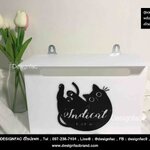 ตู้รับจดหมายลายแมว กล่องจดหมาย สไตล์มินิมอล มูจิ โมเดิร์น