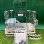 กรงR51A ขนาด69x47xh.60cm.กรงพับได้/มีถาดดึง/มีล้อล็อคได้ราคาโปรฯ2,450.-(ปกติ 2,650.-)(ราคาไม่รวมรั้วค่ะ)(ไม่รวมค่าส่ง ปณ ค่ะ)