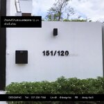 ป้ายเลขที่บ้าน ป้ายบ้านเลขที่สแตนเลส ป้ายบ้านเลขที่โมเดิร์น มินิมอล