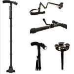 HE-075 ไม้เท้าช่วยพยุงเวลาเดิน ไม้เท้าช่วยพยุงตัว Baston Plegable Magic Trusty Cane Como Lo Vio En Tv