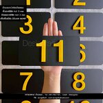 ป้ายเลขห้องอะคริลิค ป้ายเลขห้องพัก ป้ายเลขห้องโรงแรม รีสอร์ท งานอะคริลิคสวย นูน มีมิติ สไตล์โมเดิร์น มินิมอล ลอฟท์