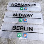 ป้ายหน้าห้อง ป้ายแผนกต่างๆ ป้ายห้องประชุม สไตล์โมเดิร์น มินิมอล