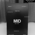 ป้ายตั้งตกแต่งหน้าร้านคาเฟ่ ซิงค์ทำสี ลายสติ๊กเกอร์สองด้าน สไตล์โมเดิร์น มินิมอล เรียบหรู Size : 35 x 55 cm.