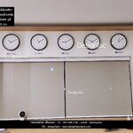 ป้ายชื่อเมือง ป้ายชื่อประเทศ ป้ายติดใต้นาฬิกา อะคริลิคติดสติ๊กกเกอร์ด้านหลัง สไตล์โมเดิร์น มินิมอล มูจิ